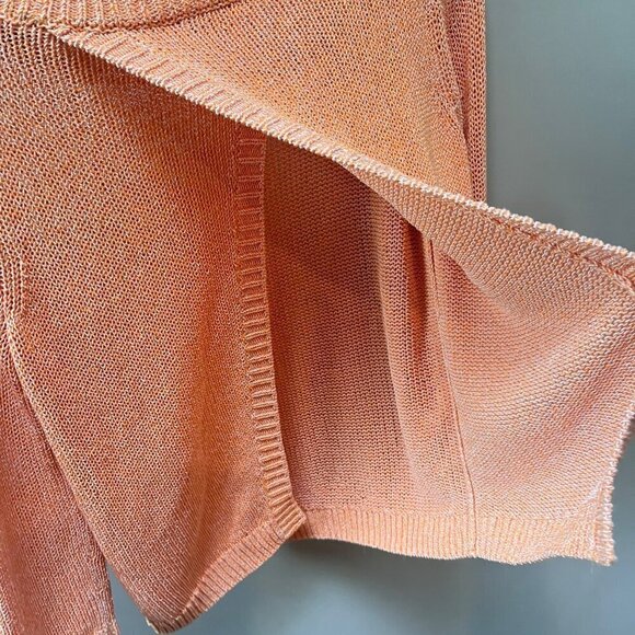 Club Monaco Women's Sweater Peach Coral Knit‎ - Medium - Picture 5 of 5